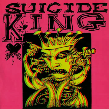 SUICIDE KING "She's Dead" 7" (Intensive Scare) Yellow Vinyl